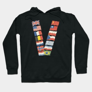 WWII Allies Flags Hoodie